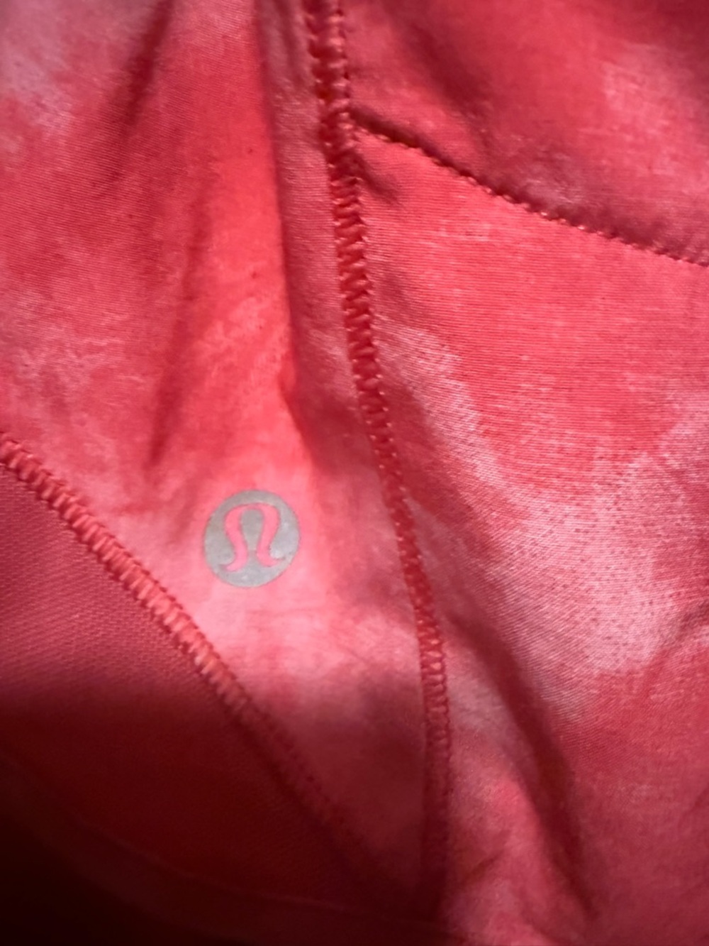 14. Pre loved lululemon  Pink Tie-Dye Bike Shorts - Picture 3 of 4